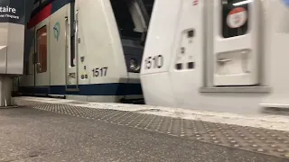 RER A RATP/SNCF - Départ d'un UM2 MI2N Altéo/IDFM à La Défense Grande Arche
