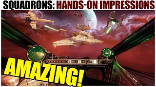 I played Star Wars Squadrons... it's INCREDIBLE!  (Impressions + Exclusive Gameplay)