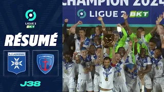 AJ AUXERRE - US CONCARNEAU (4 - 1) - Résumé - (AJA - USC) / 2023-2024