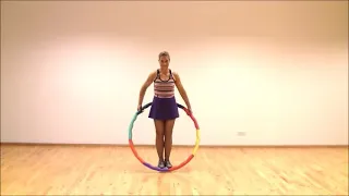 Power hoop Hula hoop Hooping | How to hoop | For core and cardio