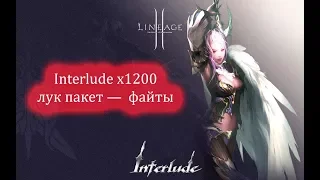 Interlude x1200  ➤  лук пакет —  файты