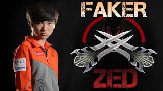 Faker Zed Montage - Best Zed Plays 2016