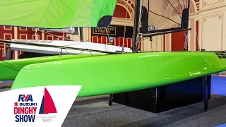 Brand New S1 Race Catamaran - from Outlaw Sailing at the RYA Suzuki Dinghy Show 2017