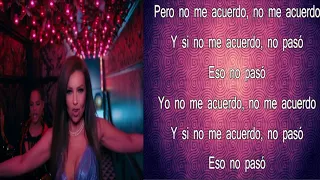 Lyrics/Letra | No me acuerdo - Thalía ft. Natti Natasha