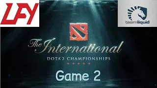 LFY vs Liquid  - Game 2 - TI 7 - LB Final - Highlights