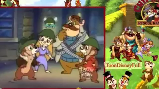 Chip and Dale The Rescue Rangers Puffed Rangers