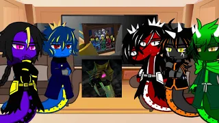 Past Ninjago Villains React {Serpentine Generals Season 1} Ninjago Gacha Reaction (Part 1/??)