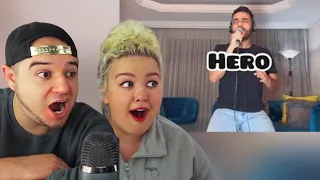 Gabriel Henrique - Hero (Mariah Carey) | COUPLE REACTION VIDEO