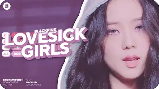 BLACKPINK - Lovesick Girls Line Distribution (Color Coded)