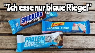 Snickers Crisp, LIDL White Chocolate Cookie Dough, Power Bar Raspberry Yogurt Proteinriegel Review