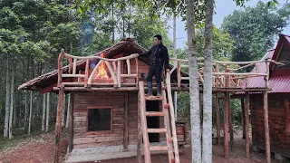 Build stairs, a kitchen, and enjoy the view from above