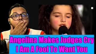 Angelina Makes Judges Cry - I Am A Fool To Want You | Brasiliansk reaksjon | 🇳🇴 NORWAY REACTION