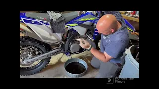 2023 SHERCO transmission oil change