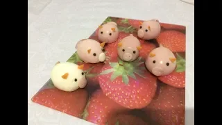 Фаршированные яйца "Свинки"/ Deviled eggs pigs minipig / eggs 🐷🐽 / Закуска МИНИПИГ #минипиг