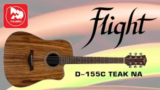 Акустическая гитара FLIGHT D-155C TEAK