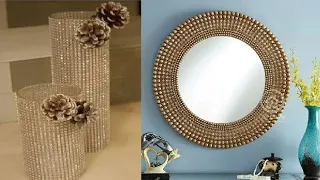 Mirror Decor With Pearls | Handmade Craft @ZardosiTutorial