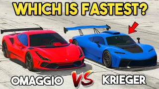 GTA 5 ONLINE - TURISMO OMAGGIO VS KRIEGER (WHICH IS FASTEST?)