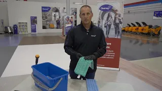 Ep: 9 Microfiber Flat Mopping Mistakes Diversey 2 Minute Drill