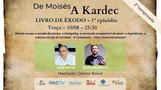 Jorge Elarrat e Álvaro Mordechai De Moisés a Kardec