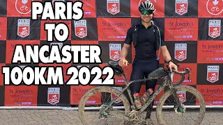 PARIS TO ANCASTER 100KM GRAVEL BIKE RACE 2022 // First Gravel Race