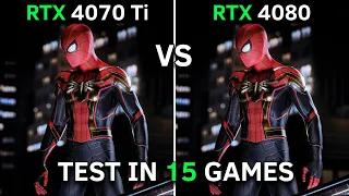 RTX 4070 Ti vs RTX 4080 | Test In 15 Games at 4K