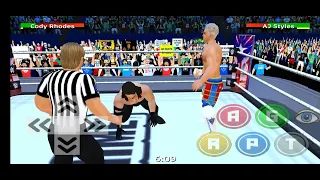 WR3D2K24 UNDISPUTED CHAMPIONSHIP BACKLASH CODY RHODES VS AJ STYLES FULL MATCH