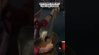 Keith Richards shows his 5 string guitar technique #guitar #shorts