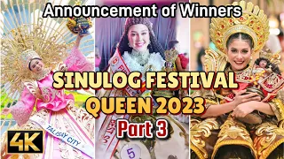 SINULOG FESTIVAL QUEEN 2023 | PART 3 | CORONATION NIGHT | CEBU PHILIPPINES | VIVA PIT SEÑIOR