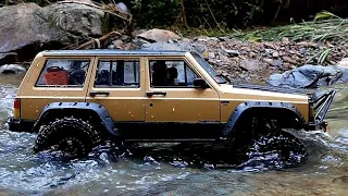 Scale Rc: Jeep Cherokee XJ | Traxxas Trx4 Hard Body | Off Road Adventure