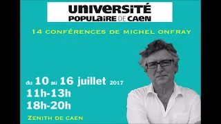 UP 2017 - Michel Onfray à propos du Libéralisme et de Montaigne