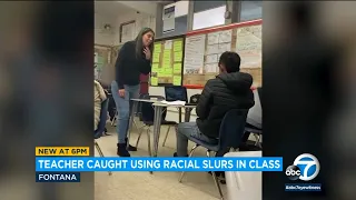 Middle school teacher in Fontana caught on video repeatedly using racial slur in class