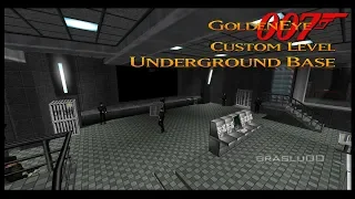 GoldenEye 007 N64 - Underground Base - 00 Agent (Custom level)