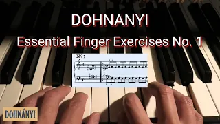 ドホナーニ 指の練習 1番 / DOHNANYI : Essential Finger Exercises No. 1 - ZPM