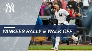 The Yankees stun the Indians with a rally in the 9th