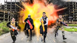 Superheroes Nerf: SWAT Boy X-Shot Nerf Guns Fight Against Criminal Group +More Stories