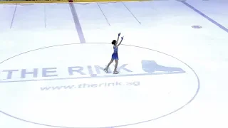 Krystle Rheanne Siy (PHI) Adv. Novice FS - Singapore Figure Skating Nationals 2019
