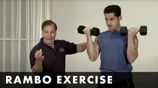 GET RIPPED LIKE RAMBO - Bodybuilding Exercise - Starring Sylvester Stallone