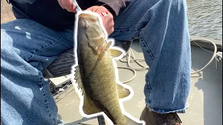 Smallmouth Bass Fishing. Fishing the Susquehanna River.