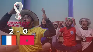 FRANCE 2-0 MOROCCO REACTION | FRANCE ADVANCE TO THE FINALS | MOROCCO ARE OUT OF THE WORLD CUP