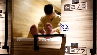 Staying at a Capsule hotel with sauna in Japan   😀🏦【$24.9/Night】|  サウナ＆カプセル大東洋