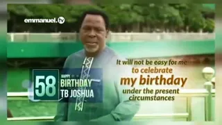 Prophet TB Joshua's last word before his death