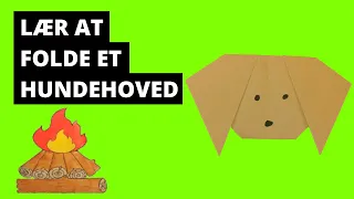 Hvordan folder man et hundehoved i papir?? - Hundehoved Origami