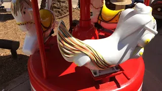 Red Carousel Kiddie Ride