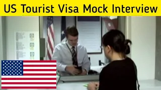 US Tourist Visa Mock Interview 🇺🇲 | USA Interview Mistakes #usainterview #usavisainterview #usvisa