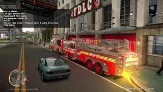 Grand Theft Auto IV - FDLC/FDNY - 23rd day with the fire department! (LADDER 26)