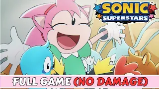 Sonic Superstars - 100% Full Game Walkthrough (All Collectibles) As Amy Rose | No Damage