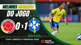 COLOMBIA 0 X 1 BRASIL FEMININO 2022 É Campeão!!!!