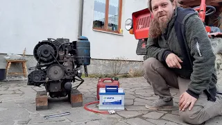 Oživení motoru SLAVIA 2S90A - první start po X letech