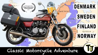 Classic Motorcycle Adventure - Denmark Sweden Finland Norway