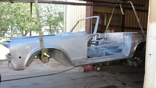 1969 Mercedes 280 SL - Paint and Rust Removal